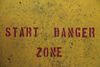 Photo "Start Danger Zone" to visualize Risk Management.